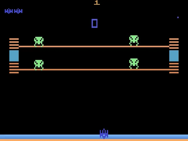 Cosmic Invaders (Homebrew) — Title screen
